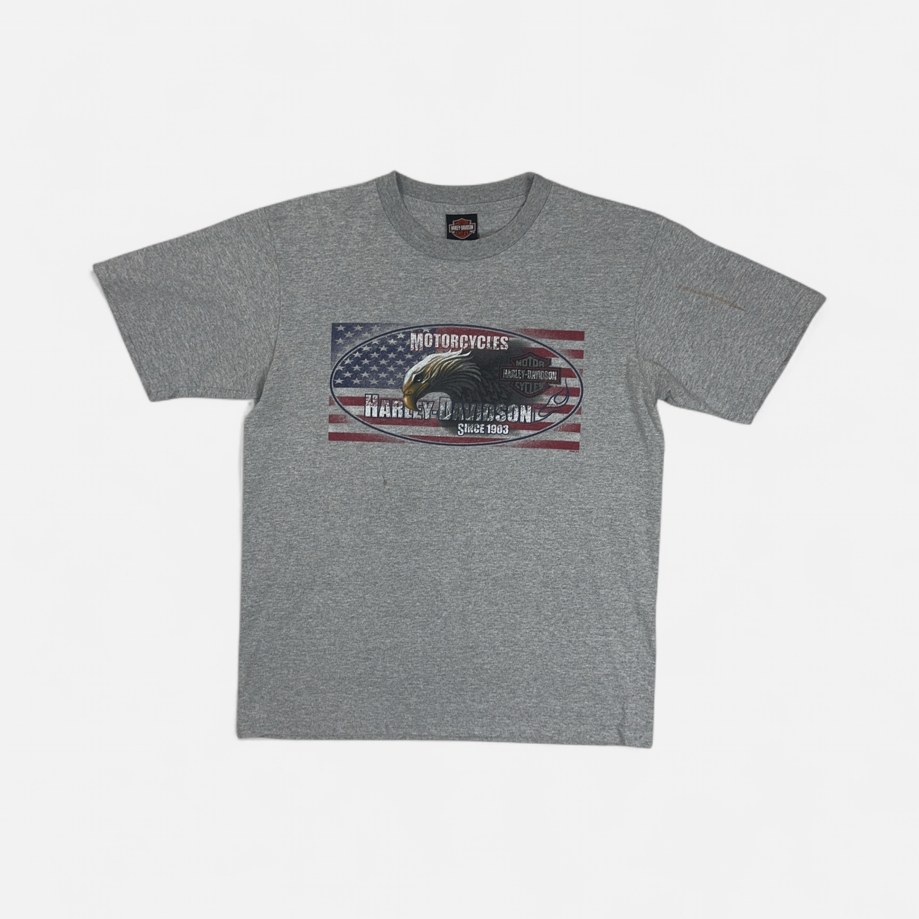 Vintage Harley-Davidson Grey T-shirt (L)
