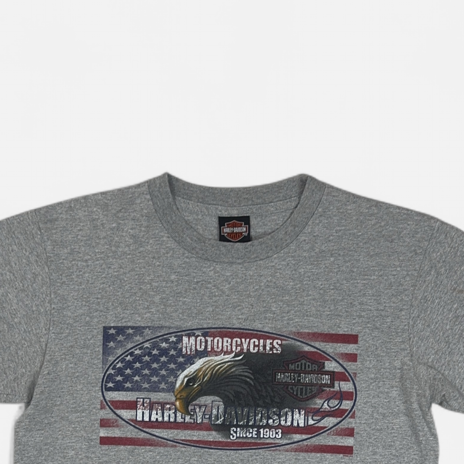 Vintage Harley-Davidson Grey T-shirt (L) detail