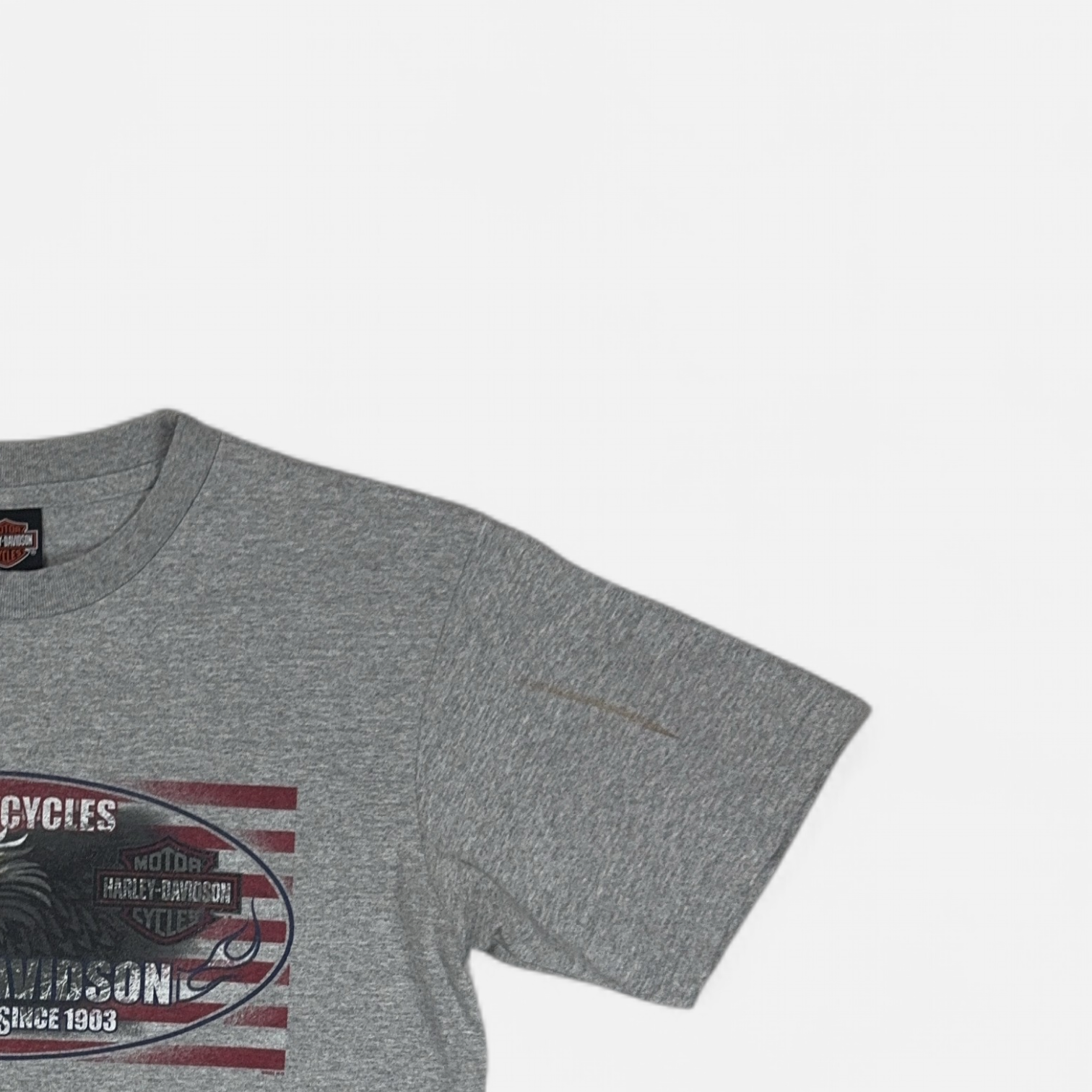 Vintage Harley-Davidson Grey T-shirt (L) detail