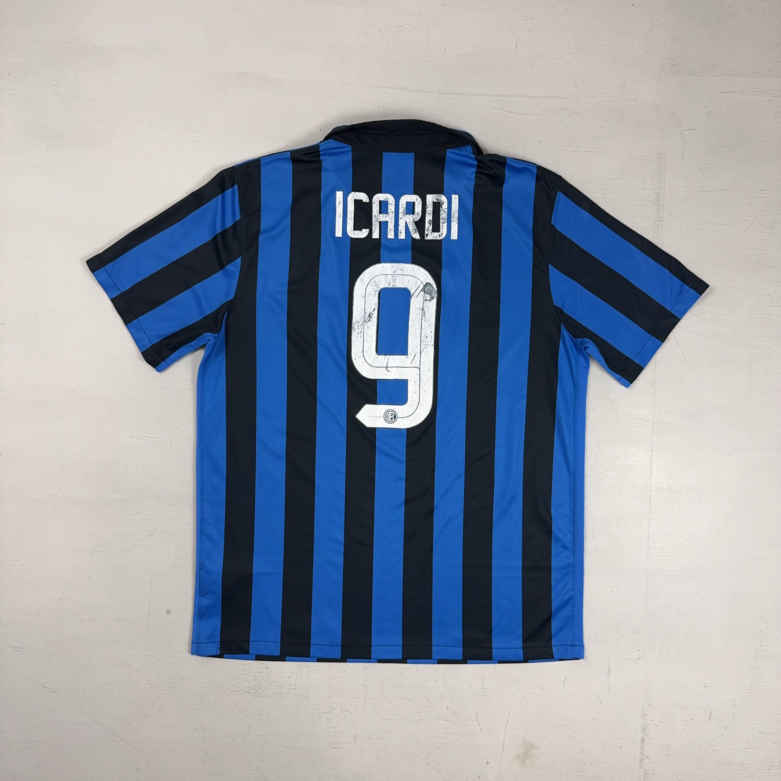 Inter Milan Mauro Icardi 2015/16 Nike Home Jersey (L)