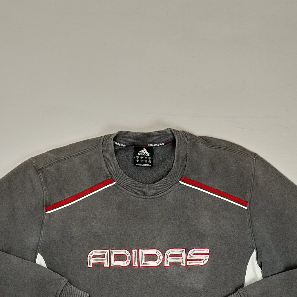 Vintage Adidas Grey Sweatshirt (L)