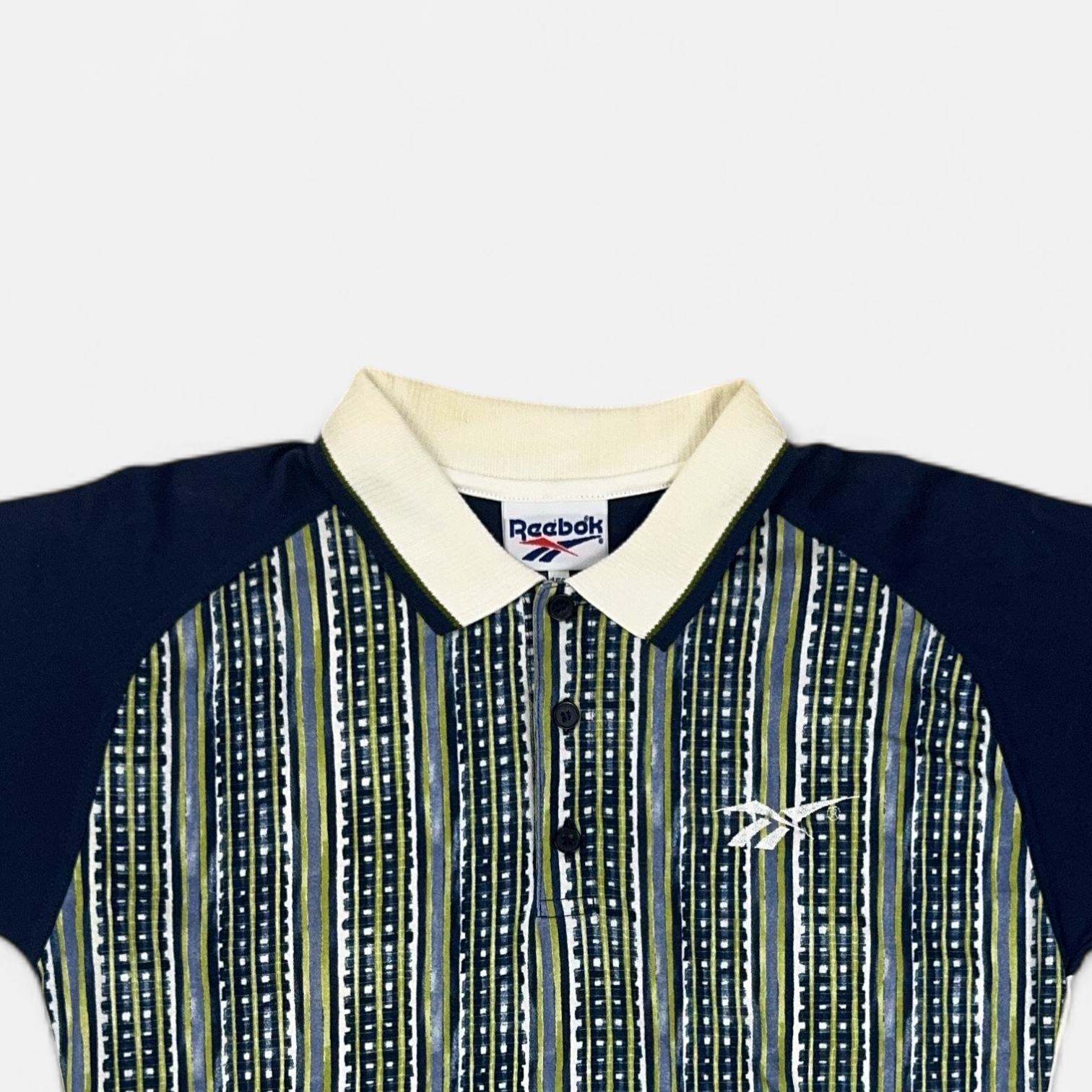 Vintage Reebok Multicoloured Jersey (S) detail