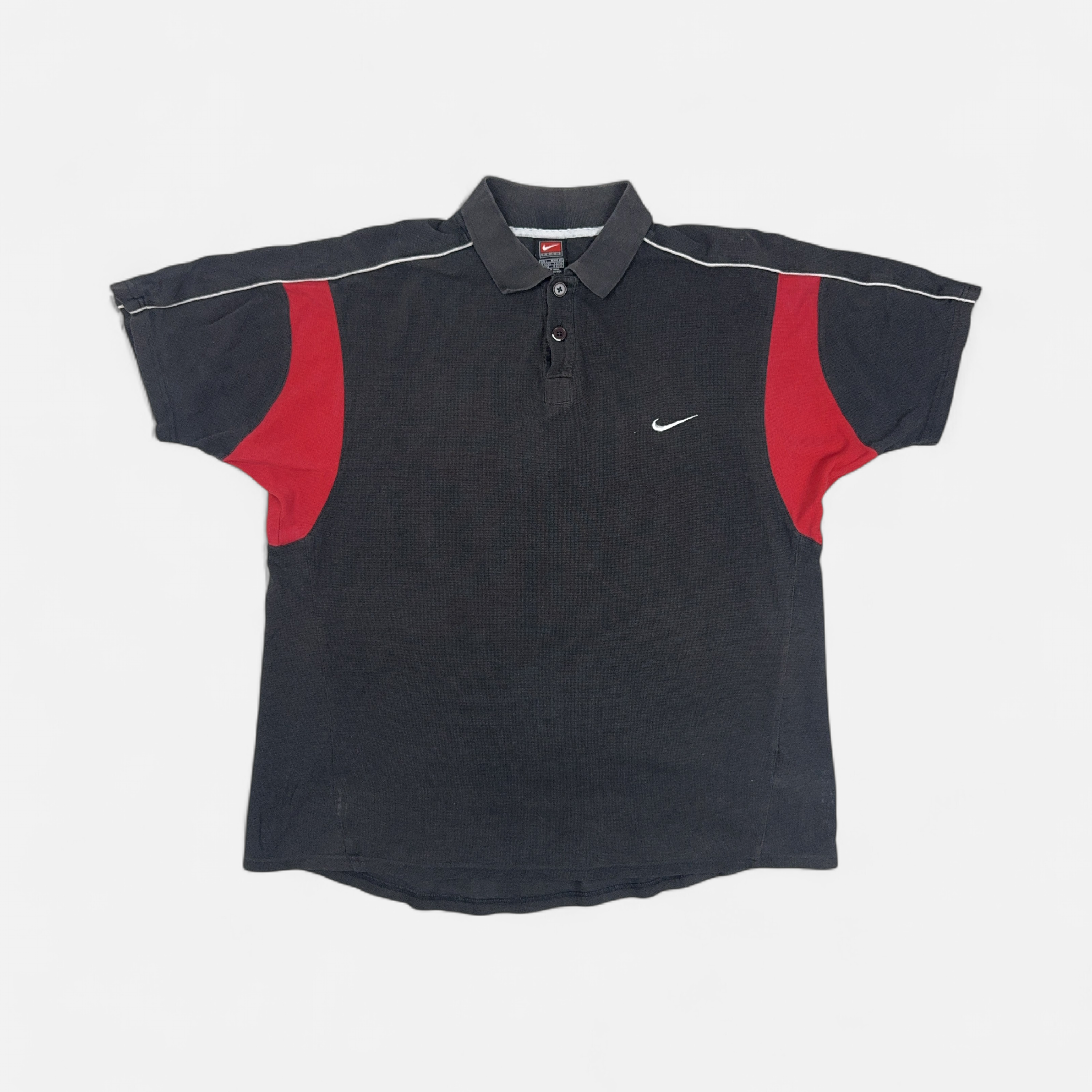 Vintage Nike Black Polo Shirt (L)