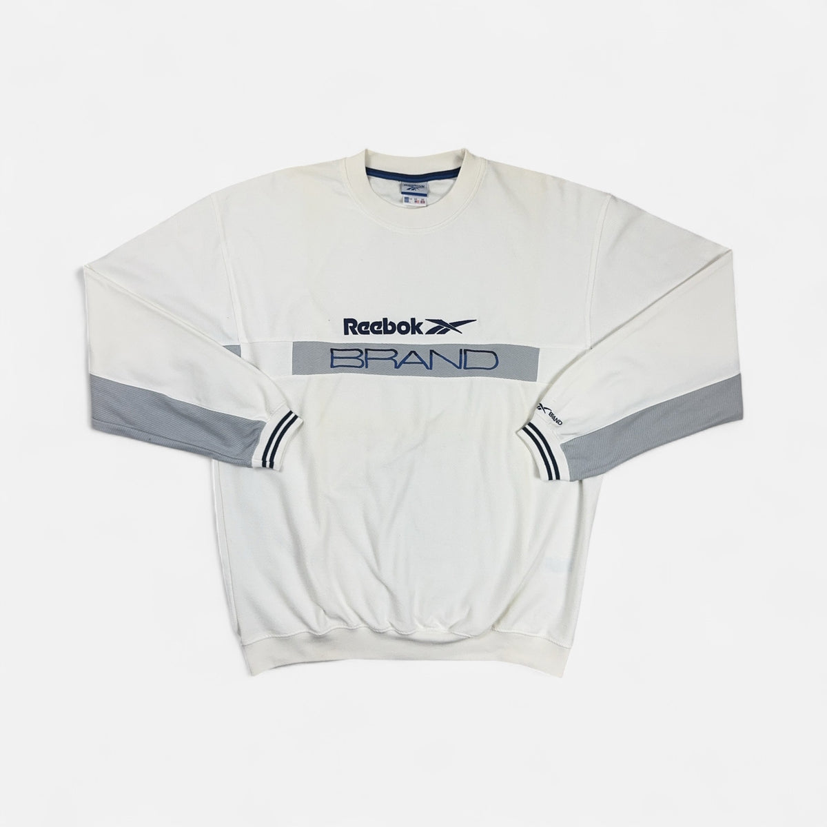 Vintage Reebok White Sweatshirt (M)