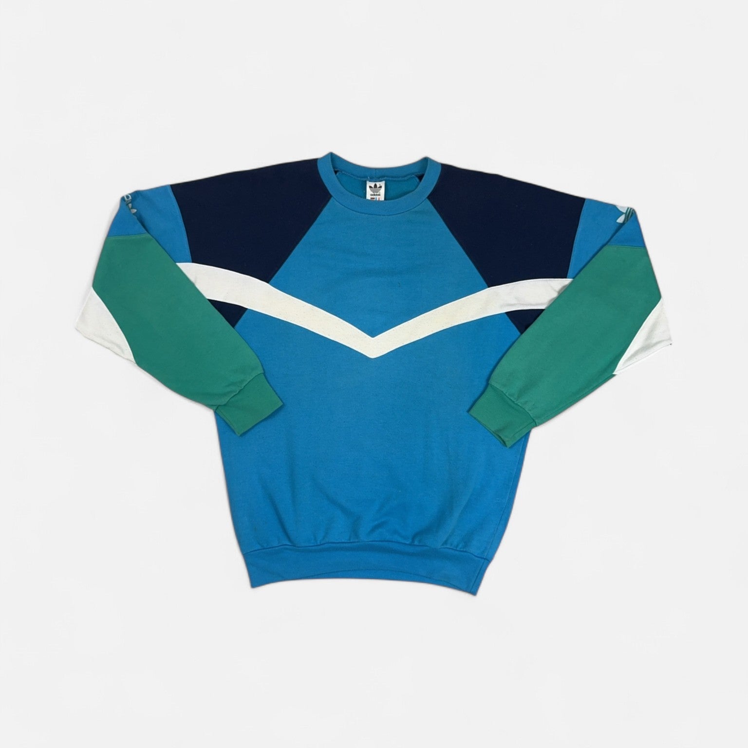 Vintage Adidas Blue Sweatshirt (M)