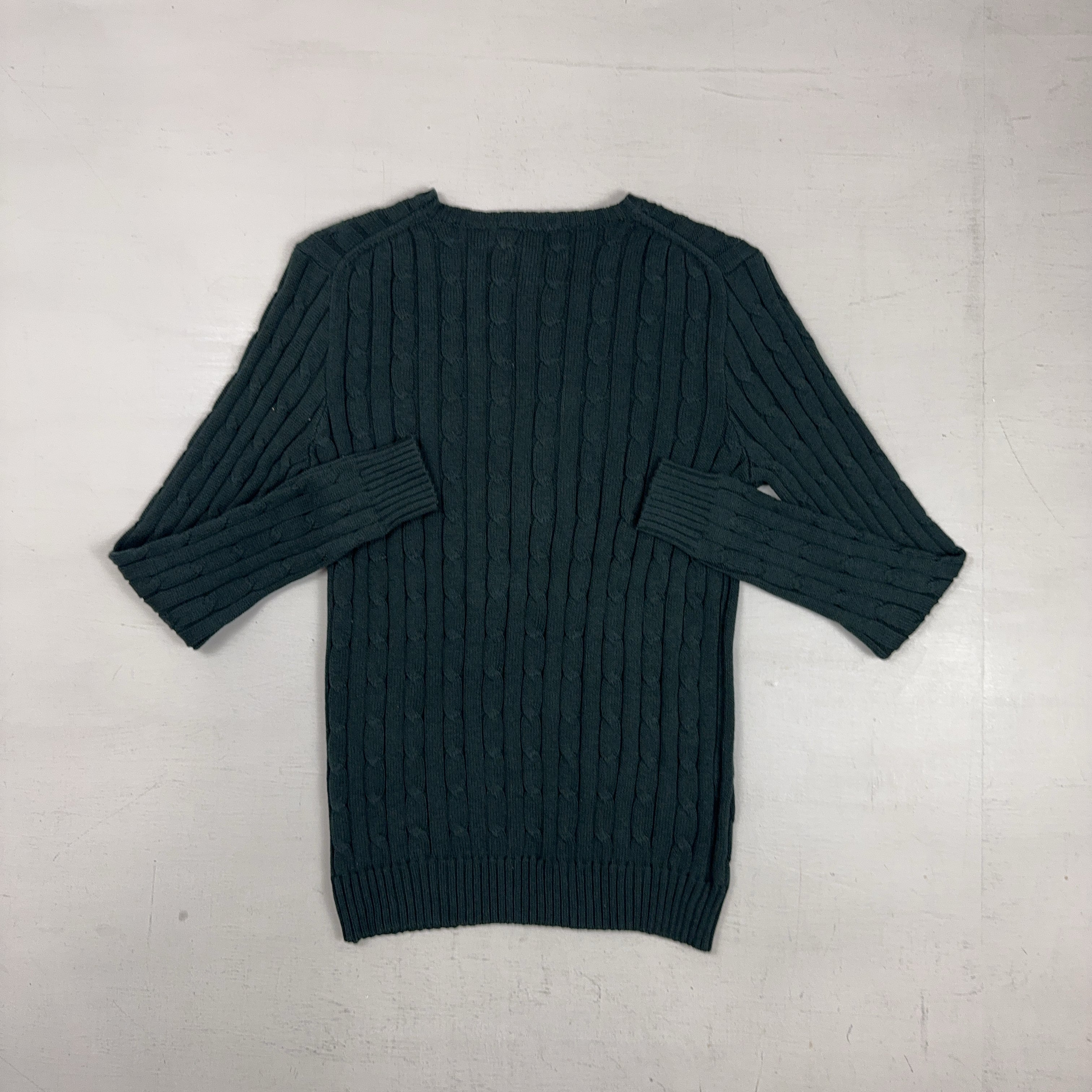 Vintage Polo Ralph Lauren Green Knit Jumper (S)