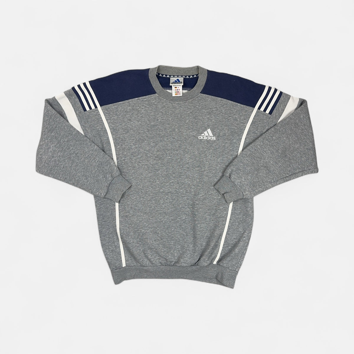 Vintage Adidas Grey Sweatshirt (M)