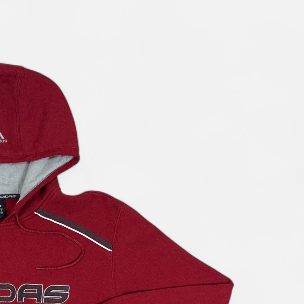 Vintage Adidas Red Hoodie (S)