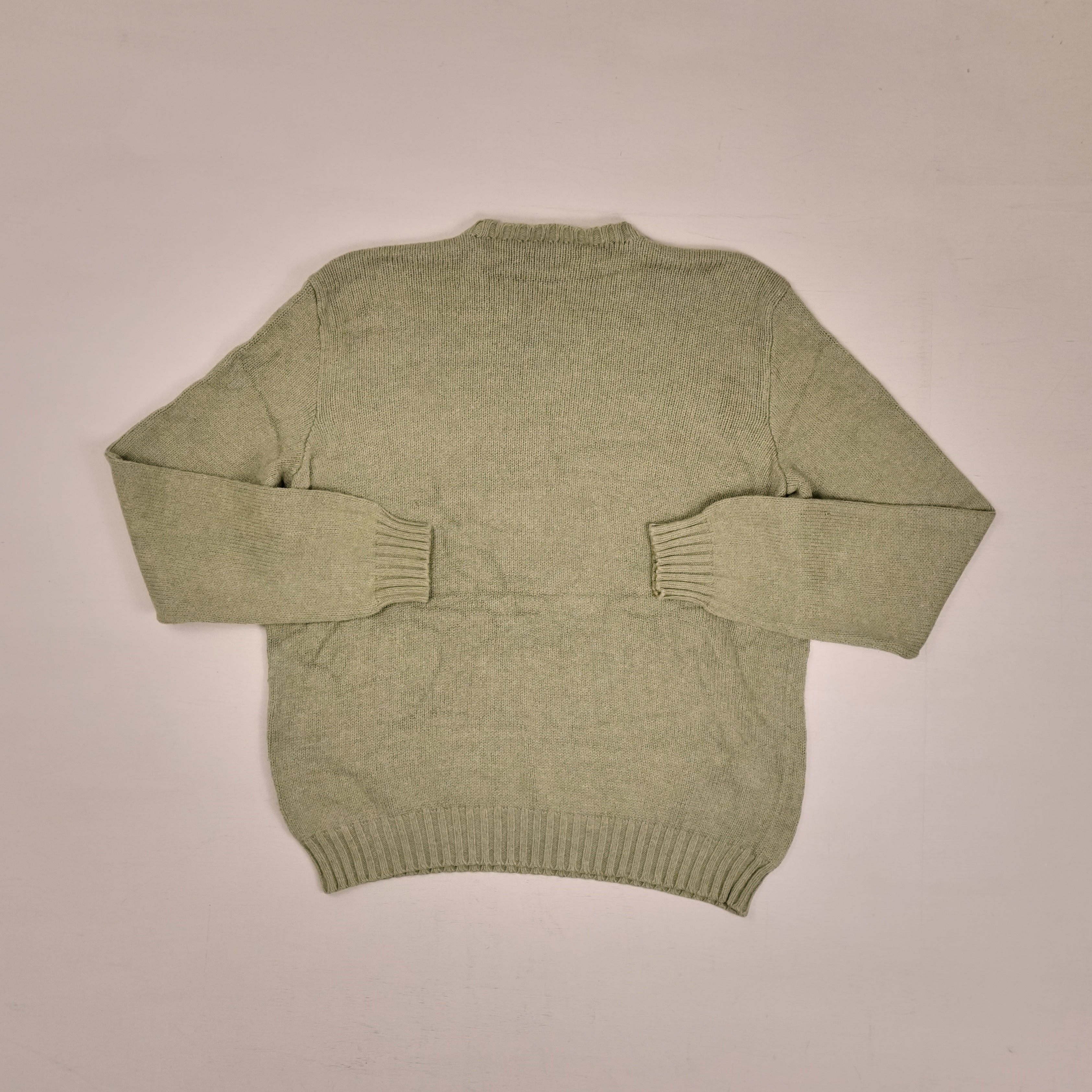 Vintage Polo By Ralph Lauren Green Knit Jumper (L)