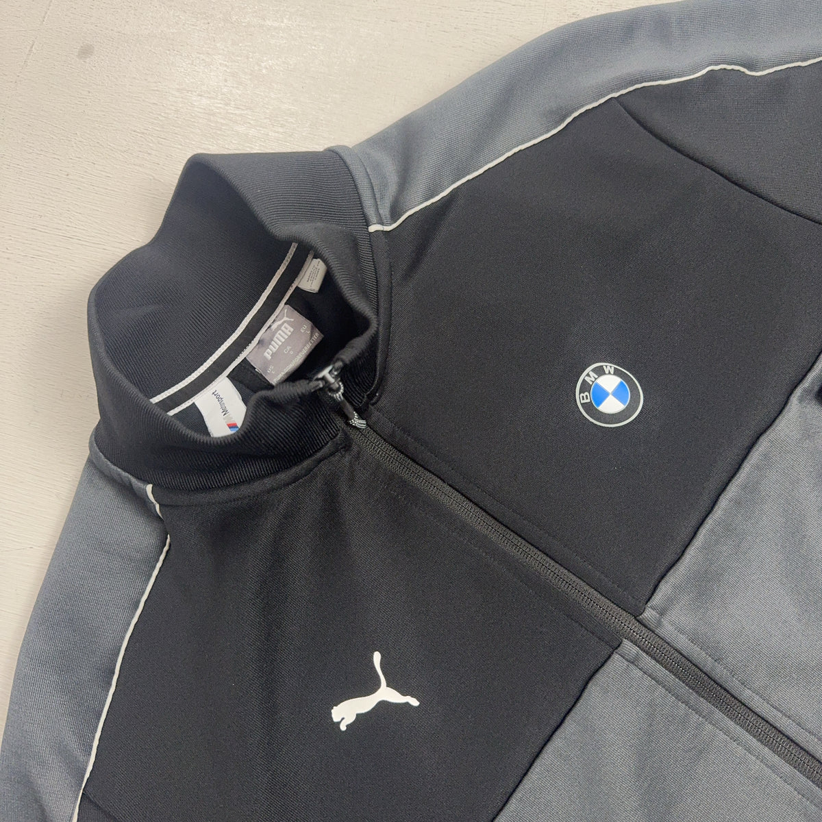 Vintage Puma Black BMW Trackjacket (L)
