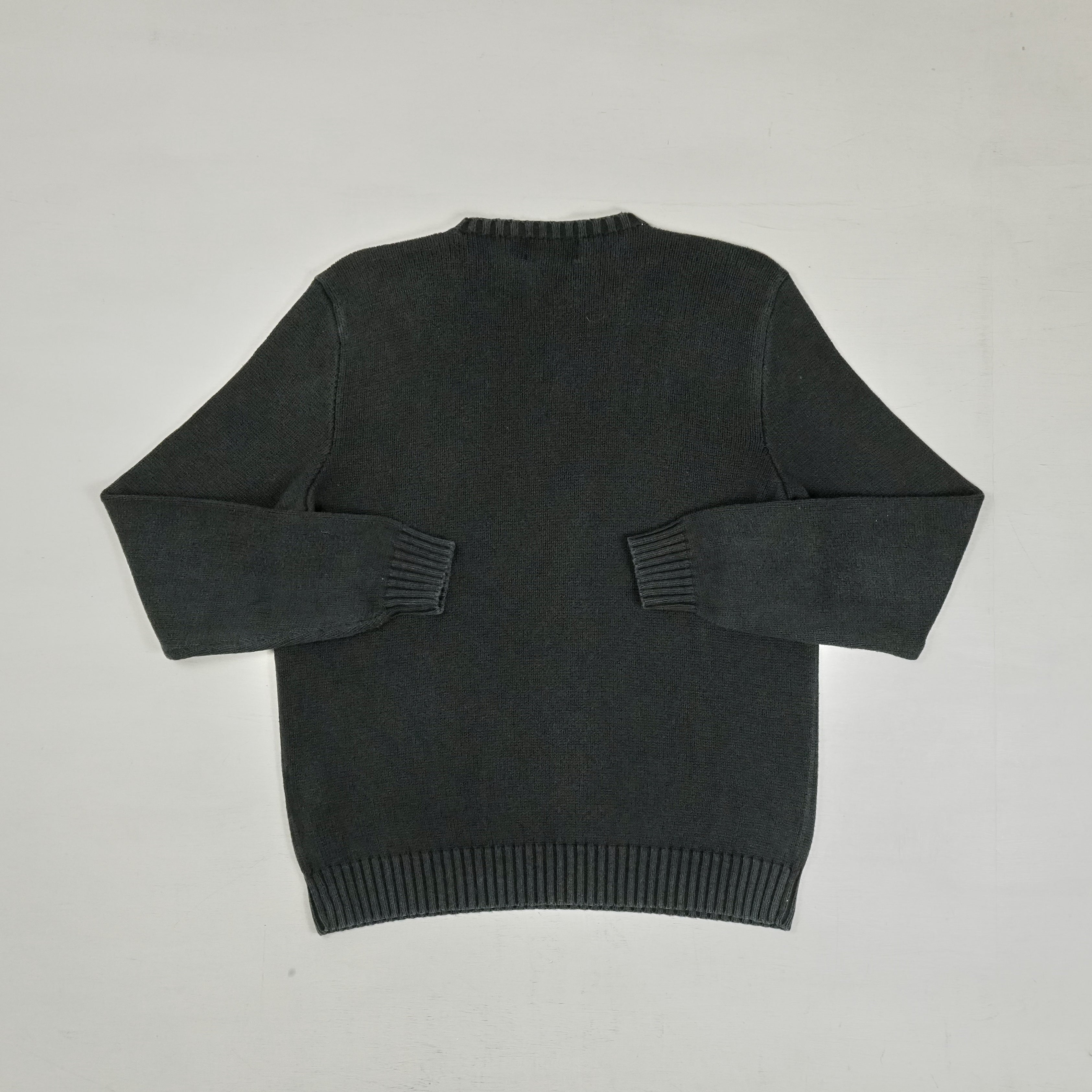 Vintage Polo By Ralph Lauren Black Knit Jumper (L)