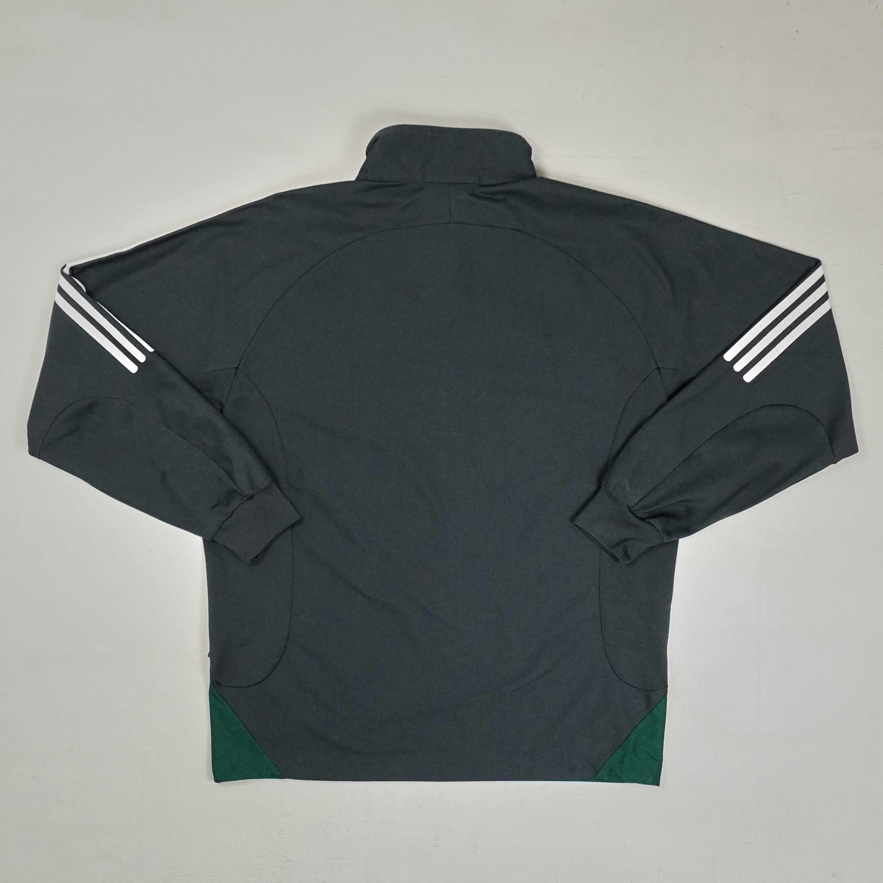 Vintage Adidas Green 1/4 Zip (L)