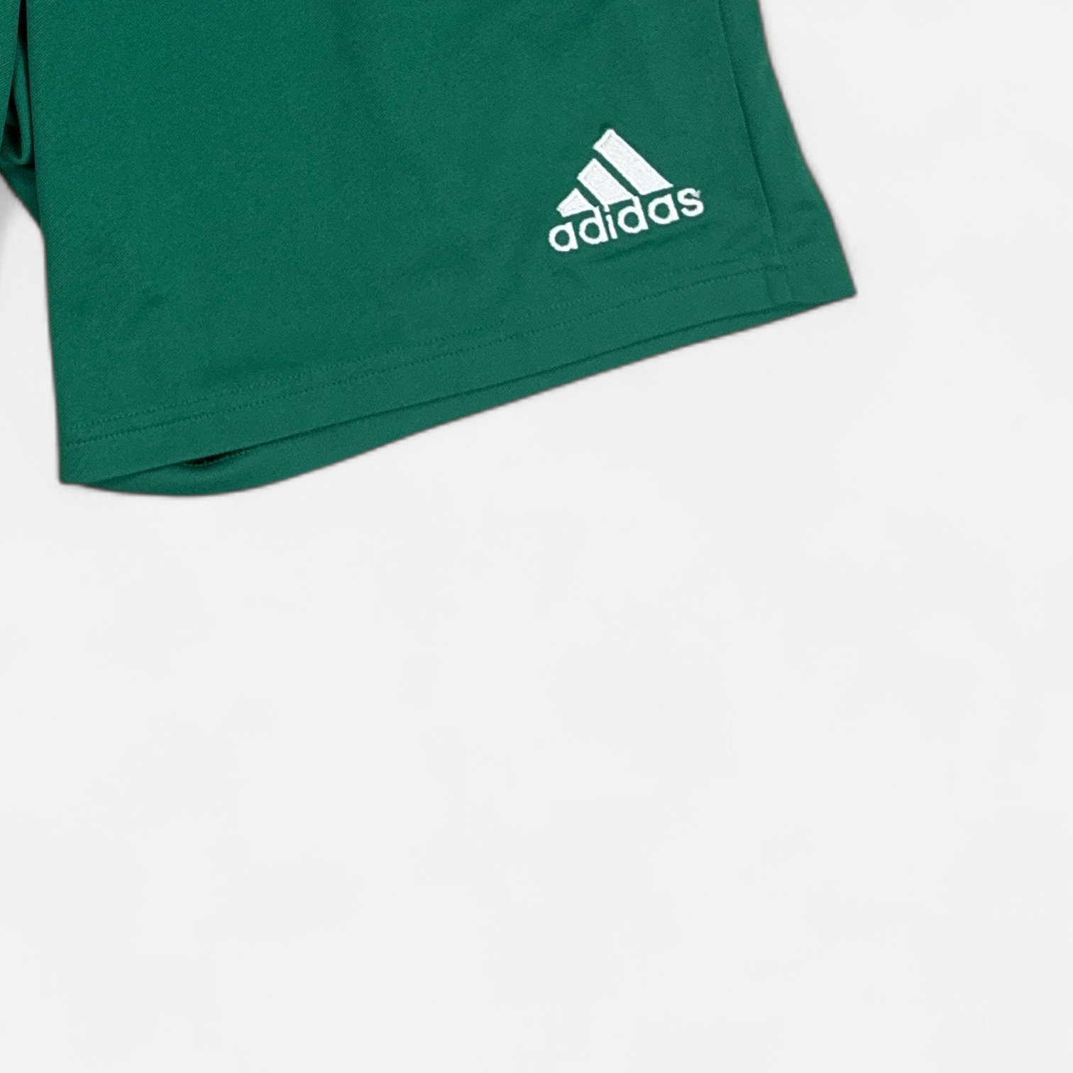 Vintage Adidas Green Shorts (S)