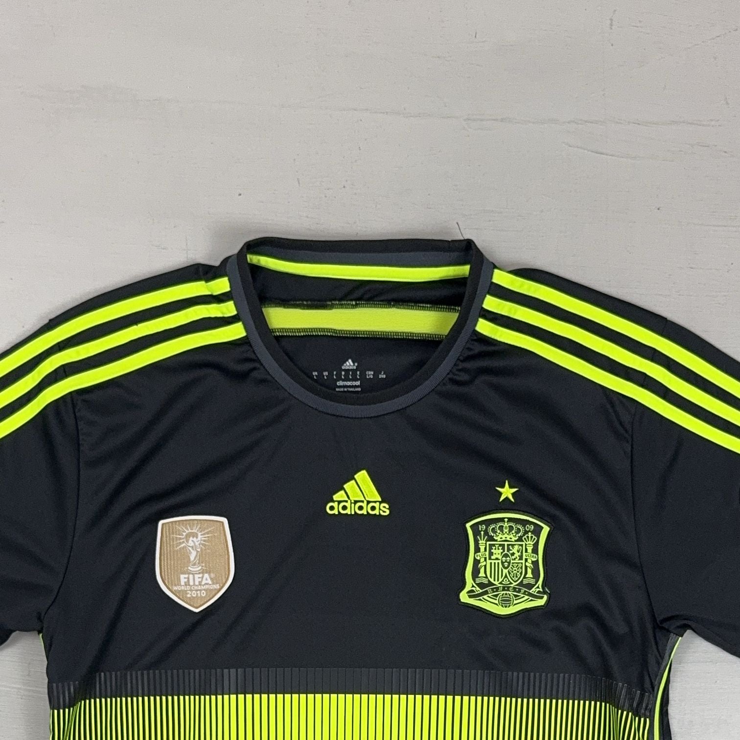 Spain Andrés Iniesta 2014/2015 Adidas Away Jersey (L)