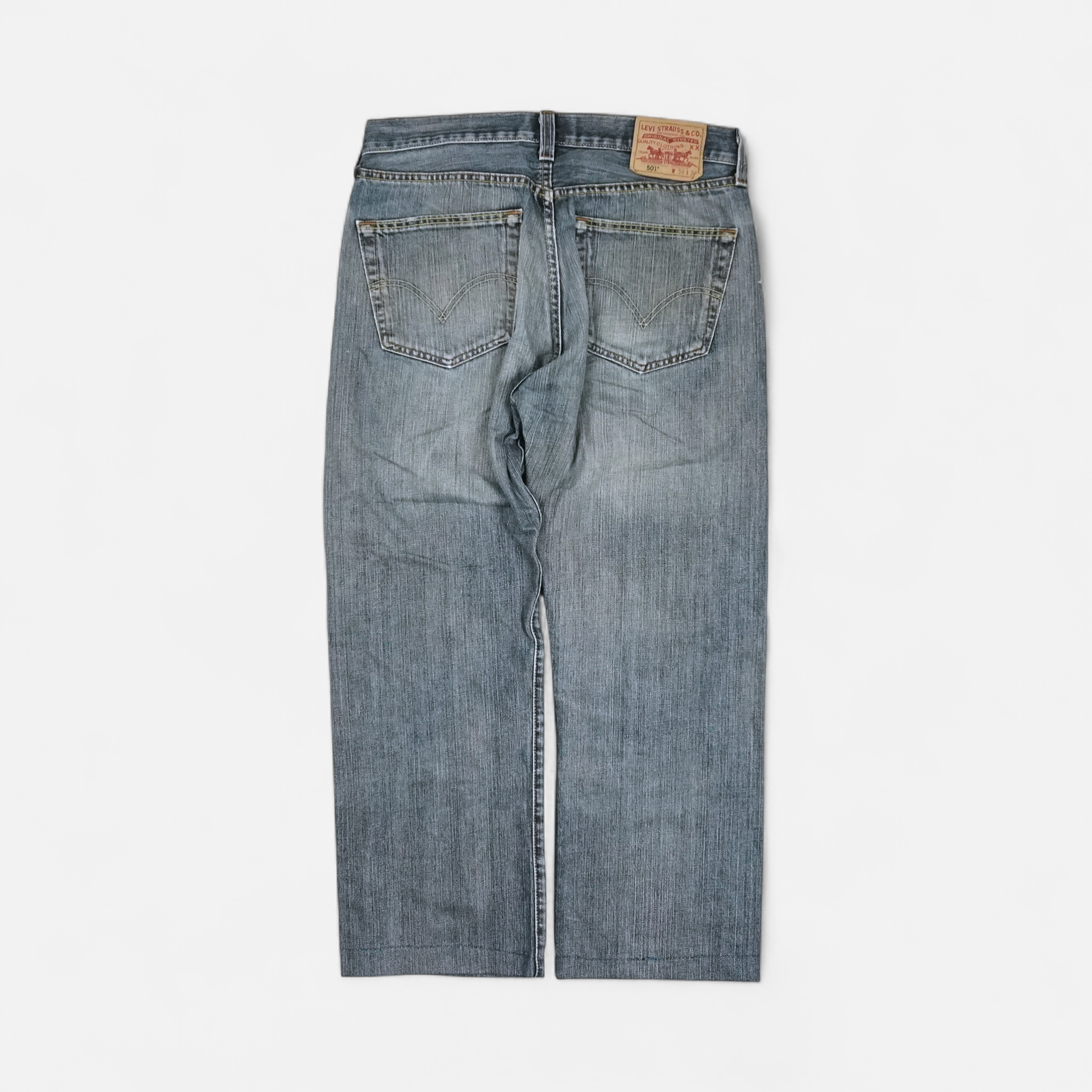 Vintage Levi's Grey Jeans (W34 L34)