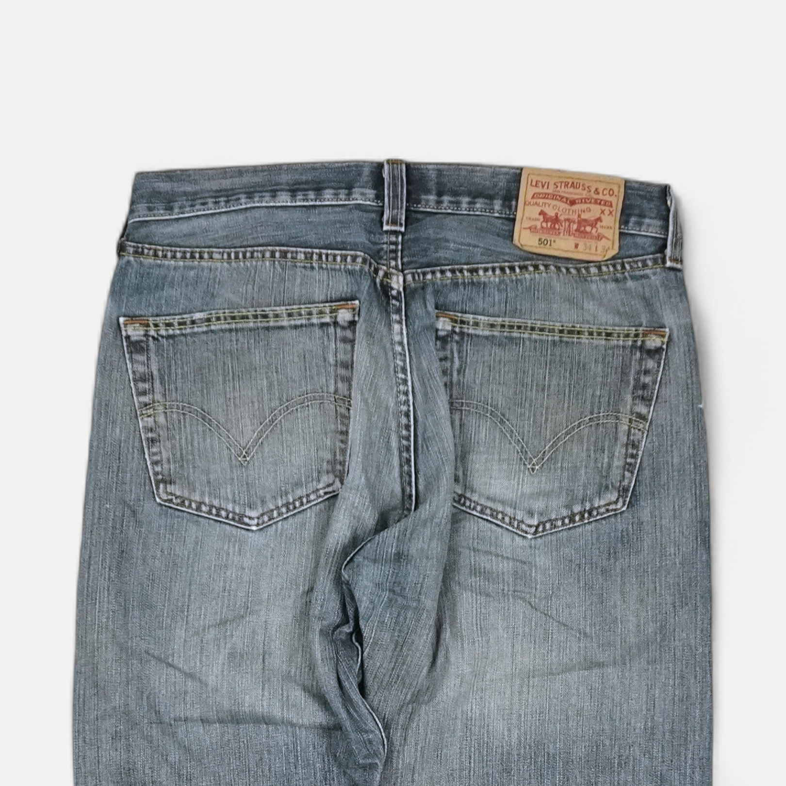 Vintage Levi's Grey Jeans (W34 L34)