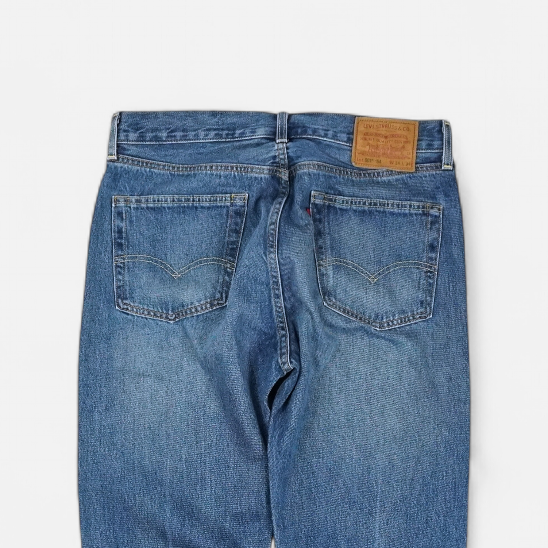 Vintage Levi Strauss & Co. Blue Jeans (W34 L34)