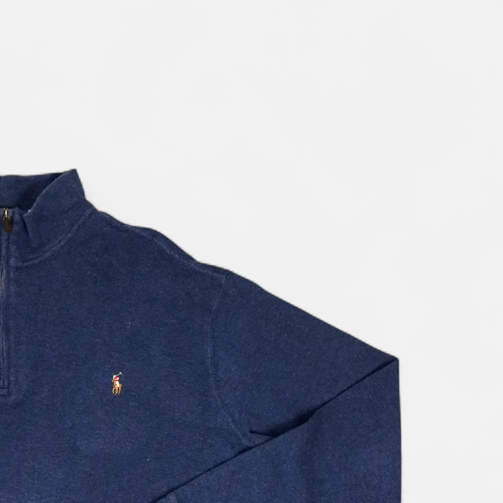Vintage Polo Ralph Lauren Blue 1/4 Zip (XXL)