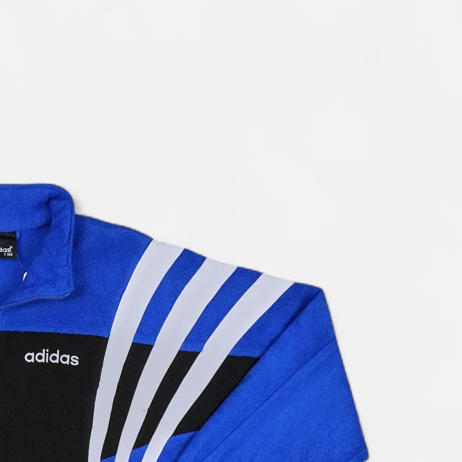 Vintage Adidas Blue 1/4 Zip (L)