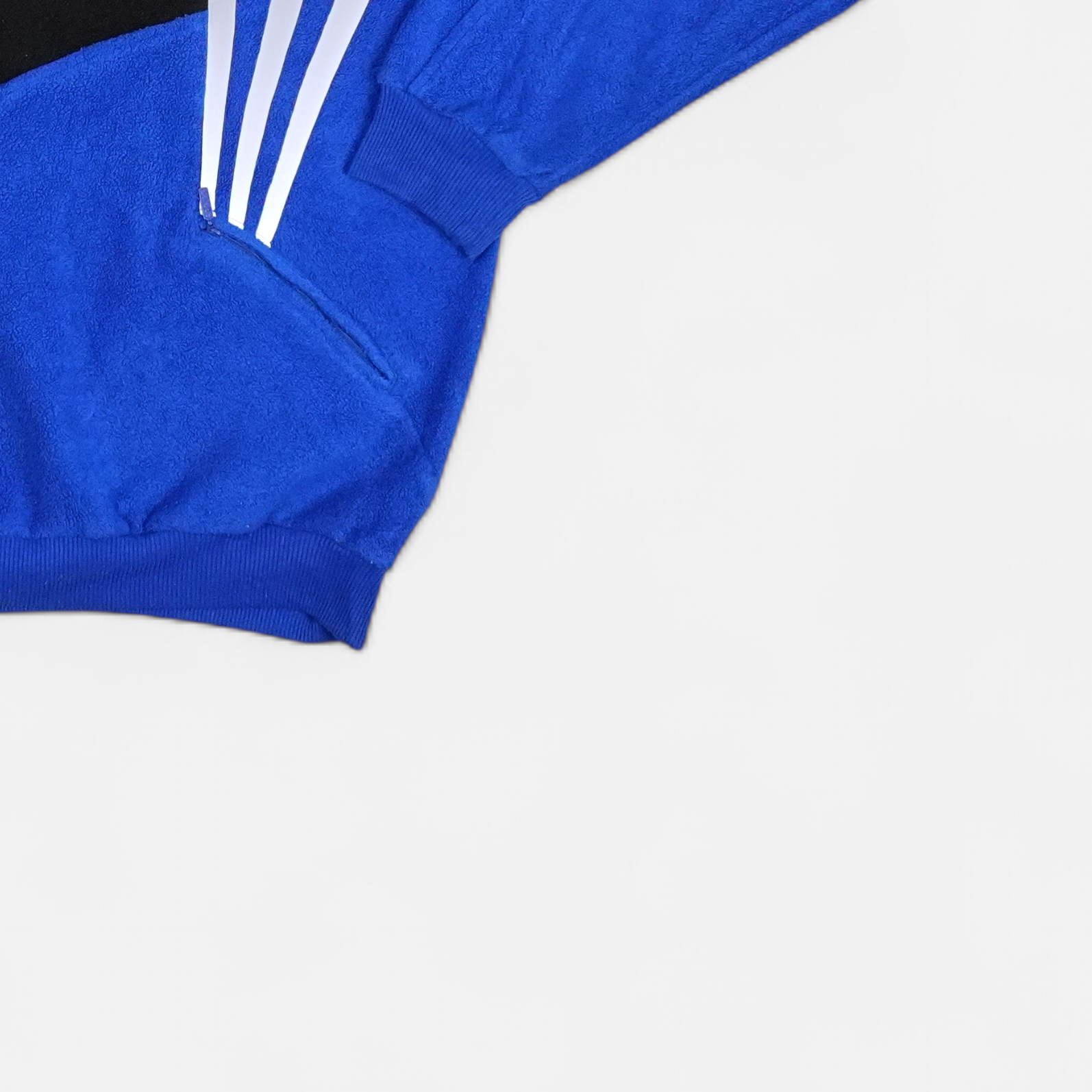 Vintage Adidas Blue 1/4 Zip (L)