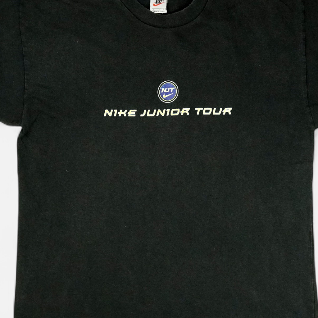 Vintage Nike Black Junior Tour T-shirt (L)