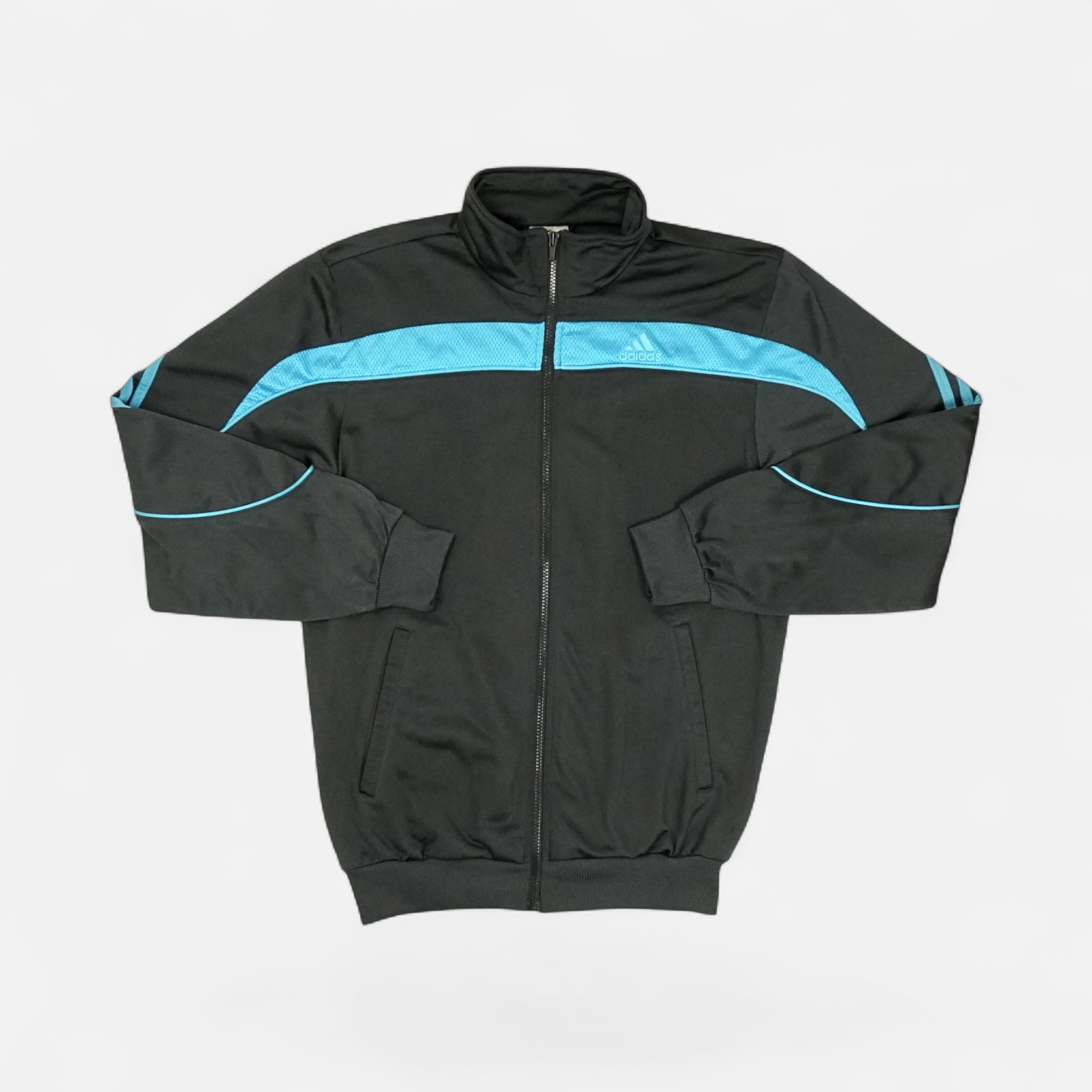 Vintage Adidas Black Trackjacket (L)