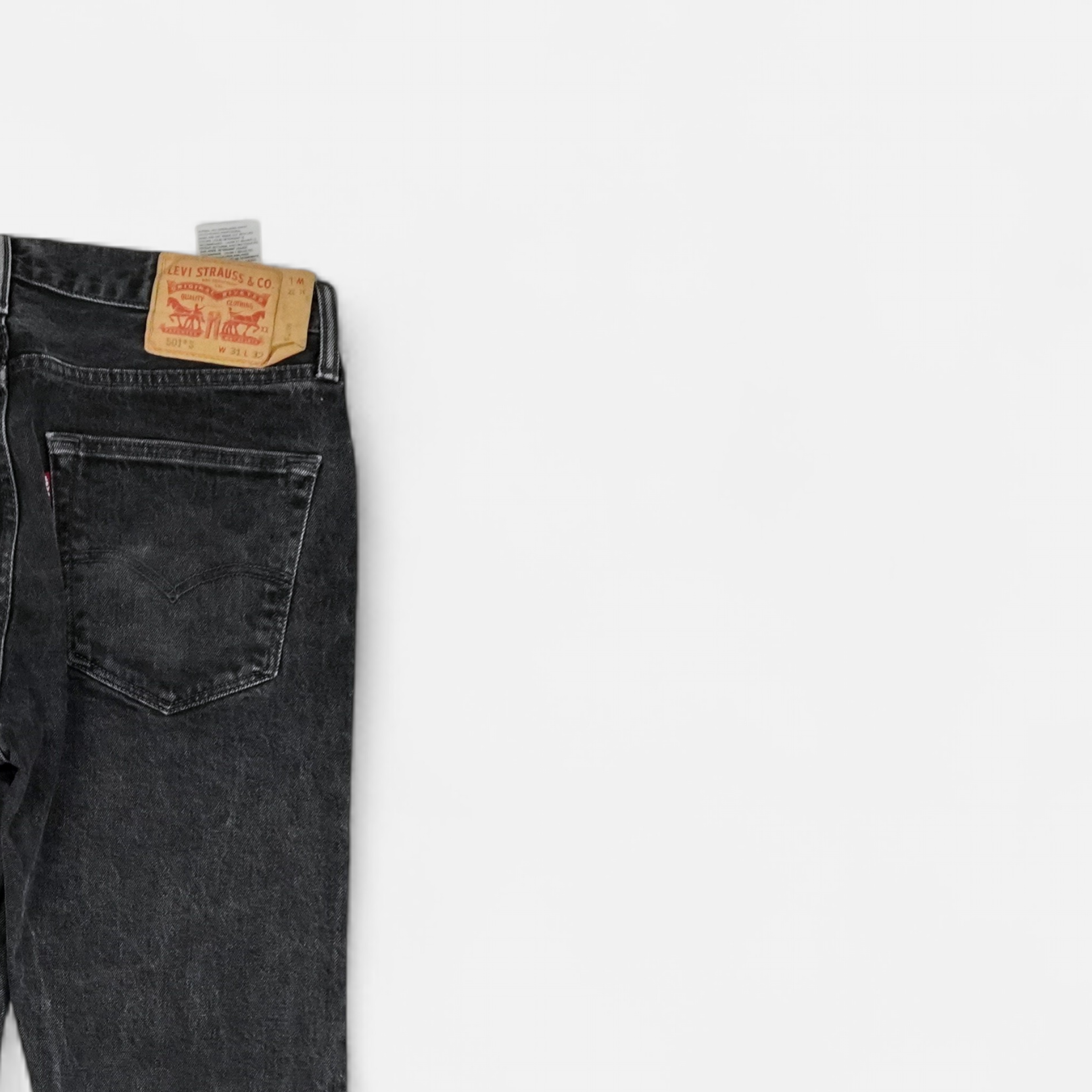 Vintage Levi Strauss & Co. Black Jeans (W31 L32)
