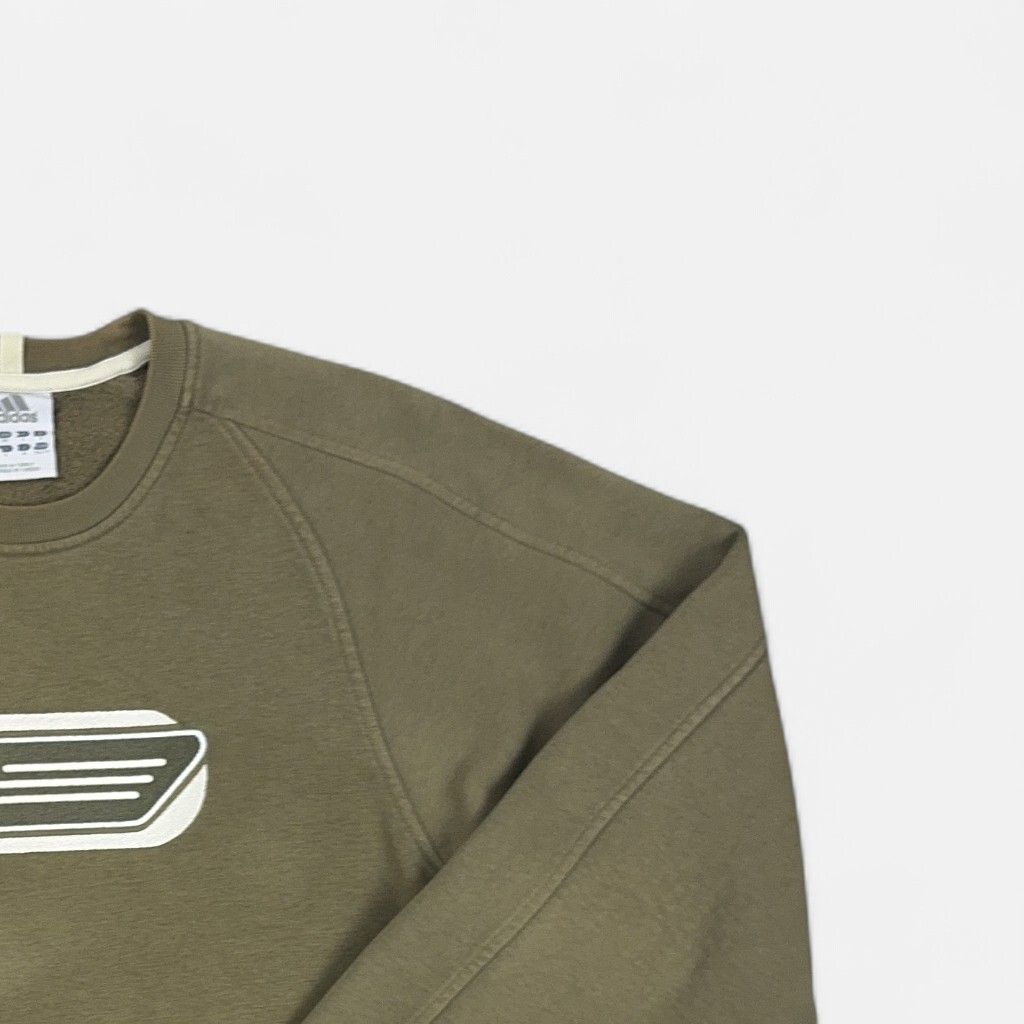 Vintage Adidas Green Sweatshirt (S)