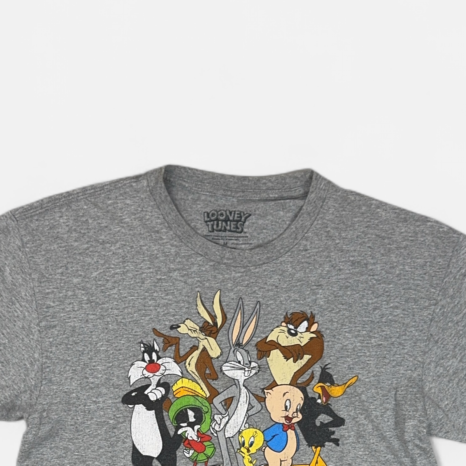 Vintage Looney Tunes Grey T-shirt (M) detail