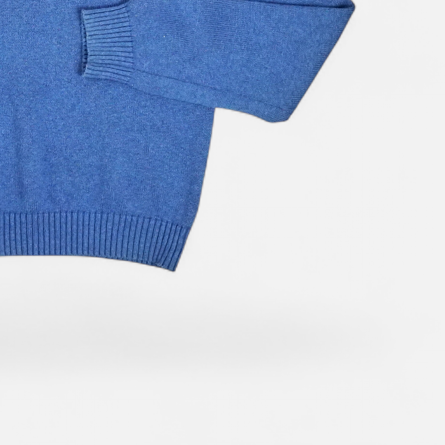 Vintage Polo Ralph Lauren Blue Knit Jumper (XL)