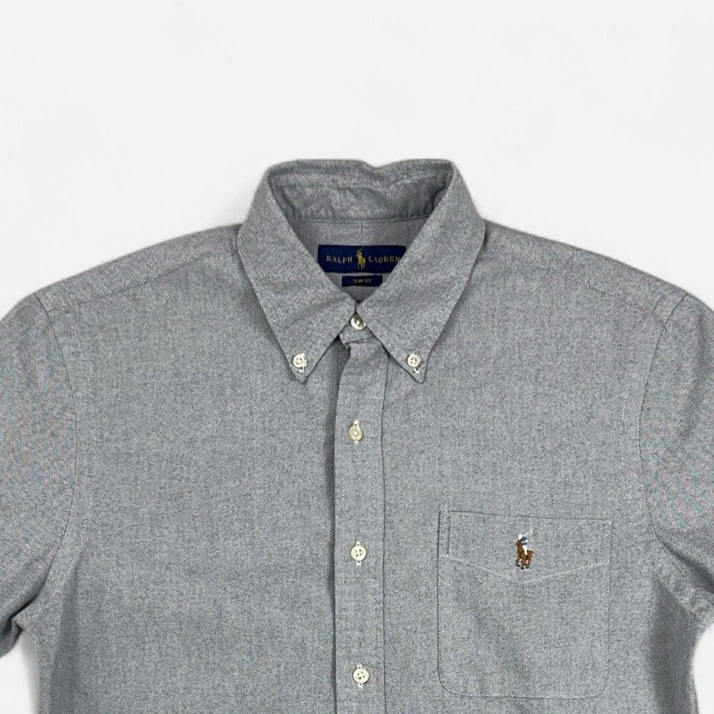 Vintage Ralph Lauren Grey Shirt (M)