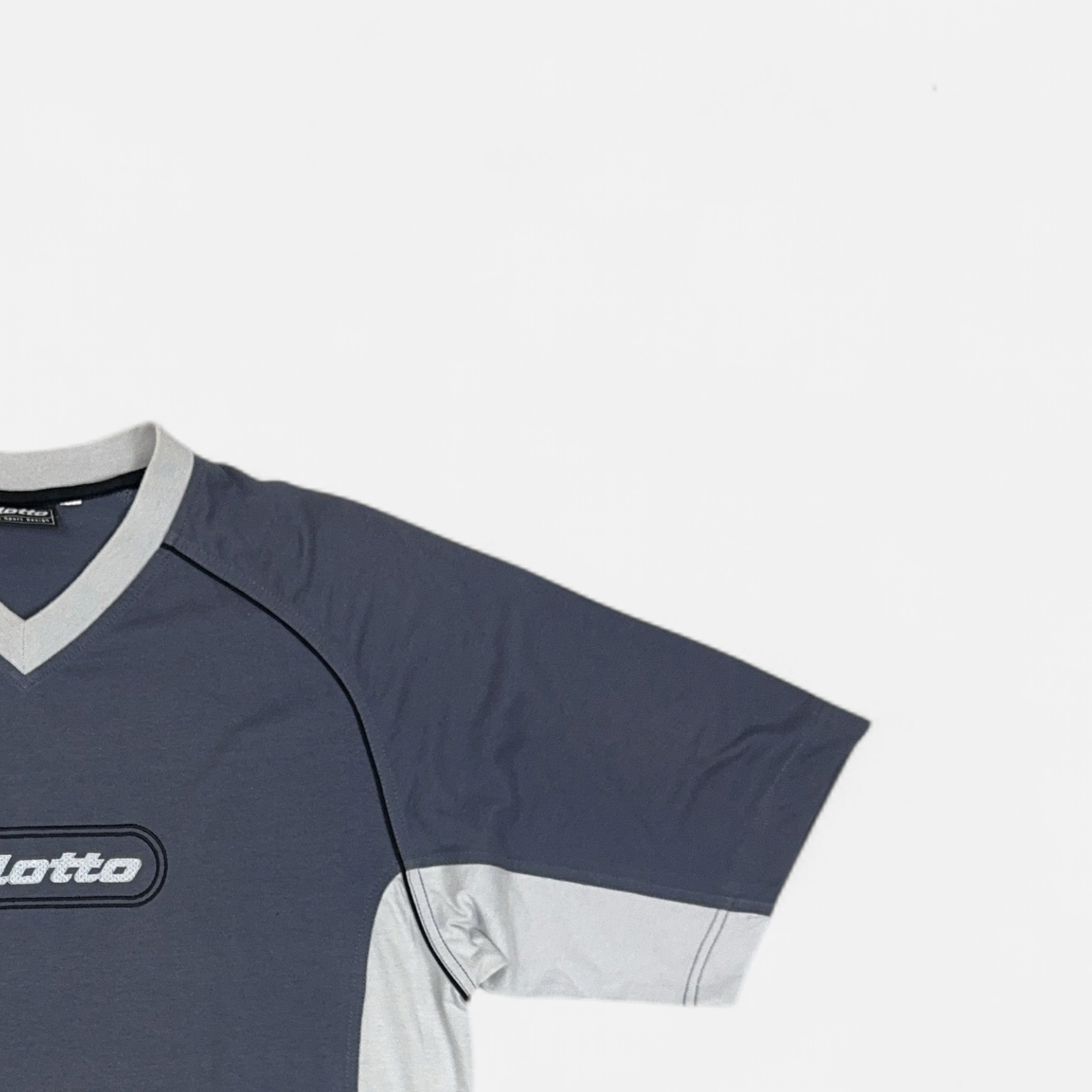 Vintage Lotto Grey T-Shirt (XL) detail