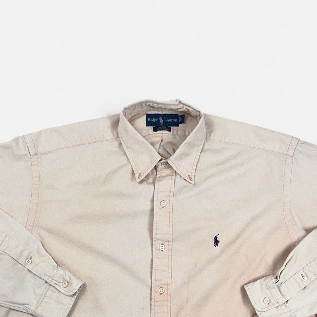 Vintage Ralph Lauren Salmon Pink Shirt (L)