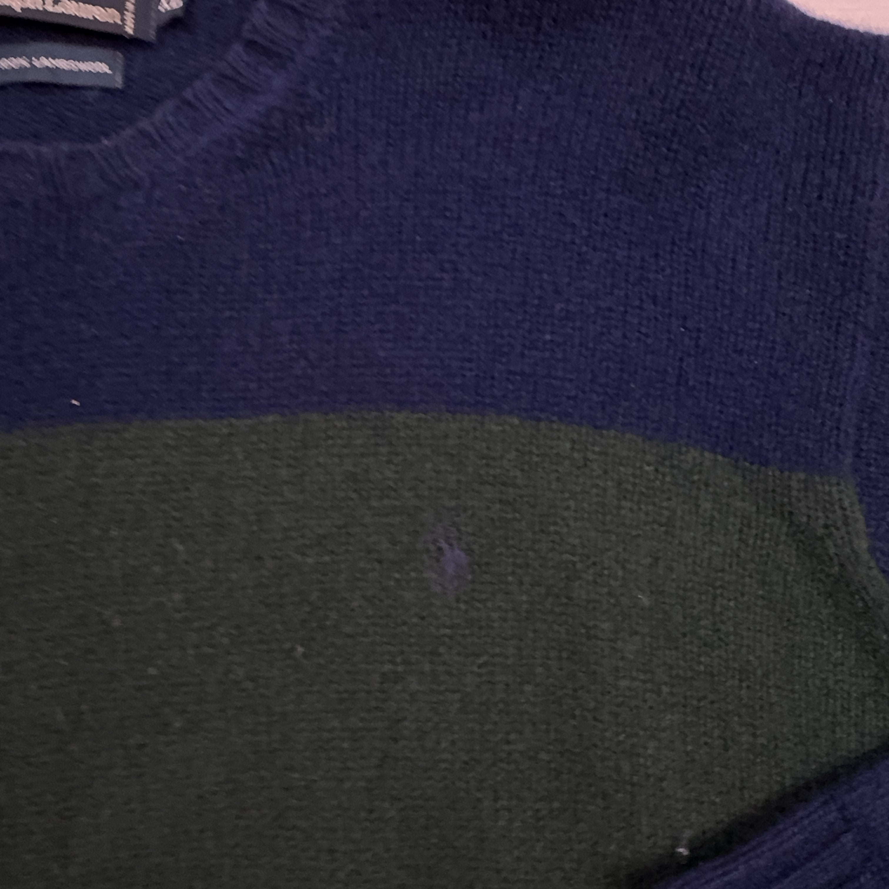 Vintage Polo By Ralph Lauren Blue Knit Jumper (XL)