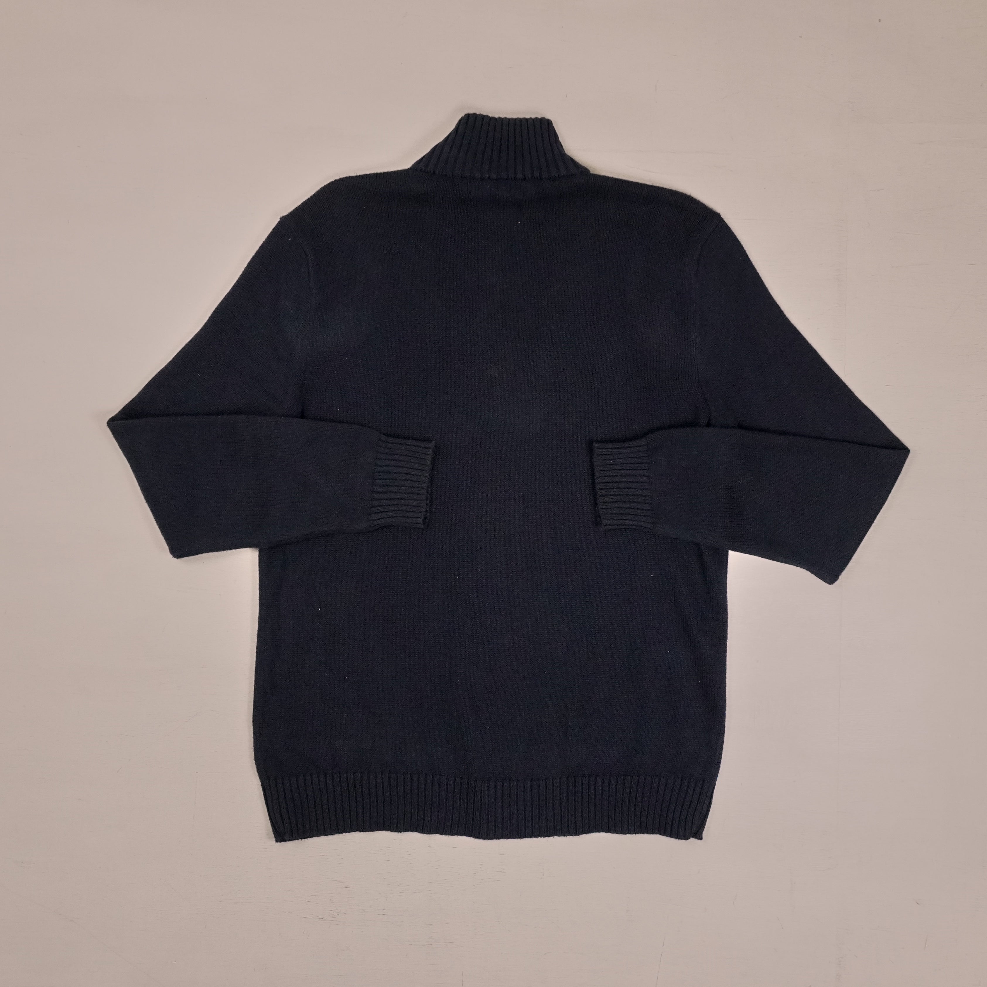Vintage Polo By Ralph Lauren Black 1/4 Zip (XL)
