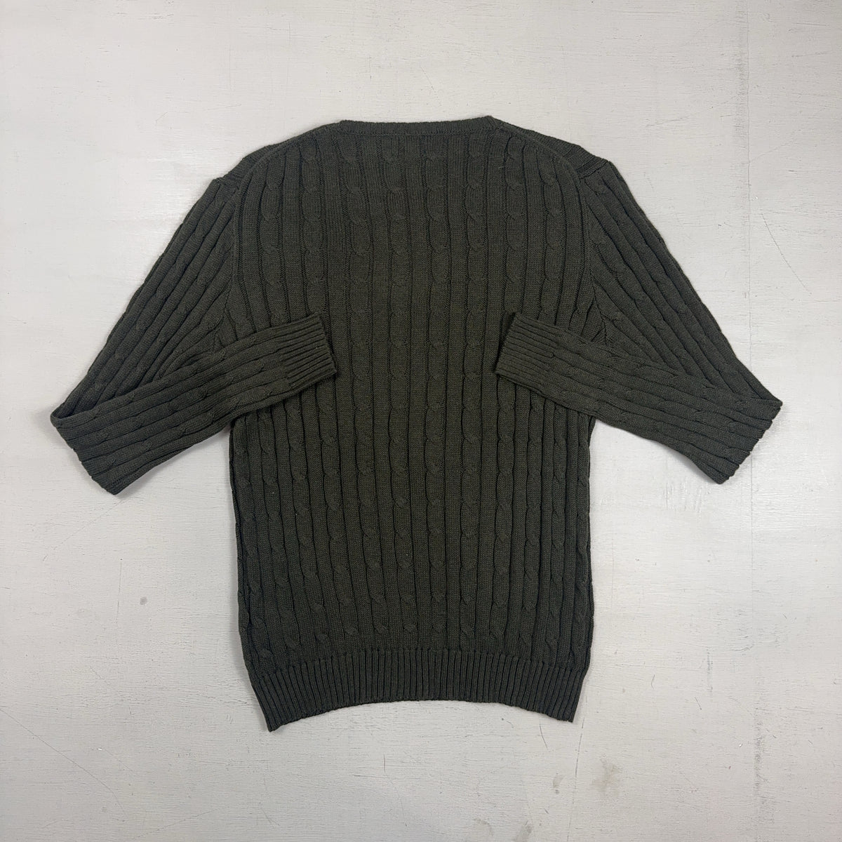 Vintage Polo Ralph Lauren Grey Knit Jumper (M)