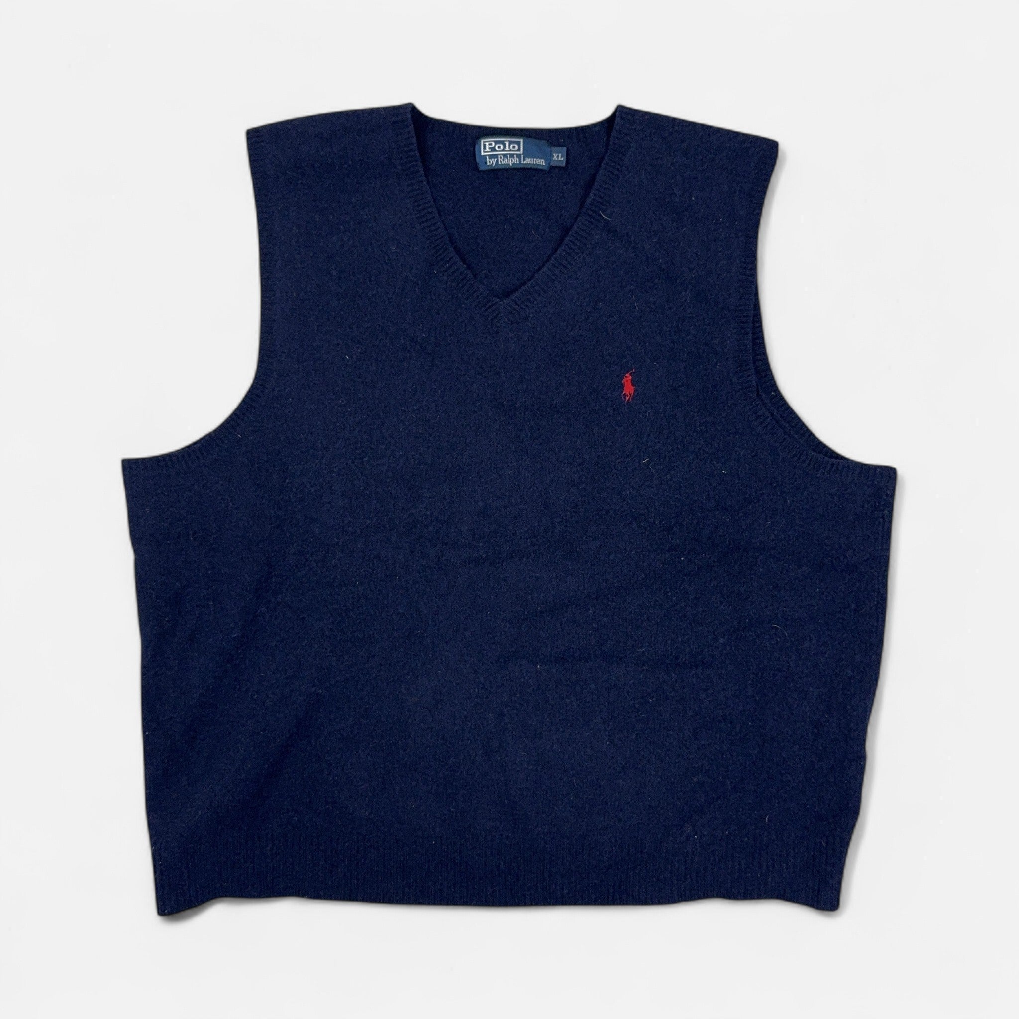Vintage Polo By Ralph Lauren Blue Knit Jumper (XL)