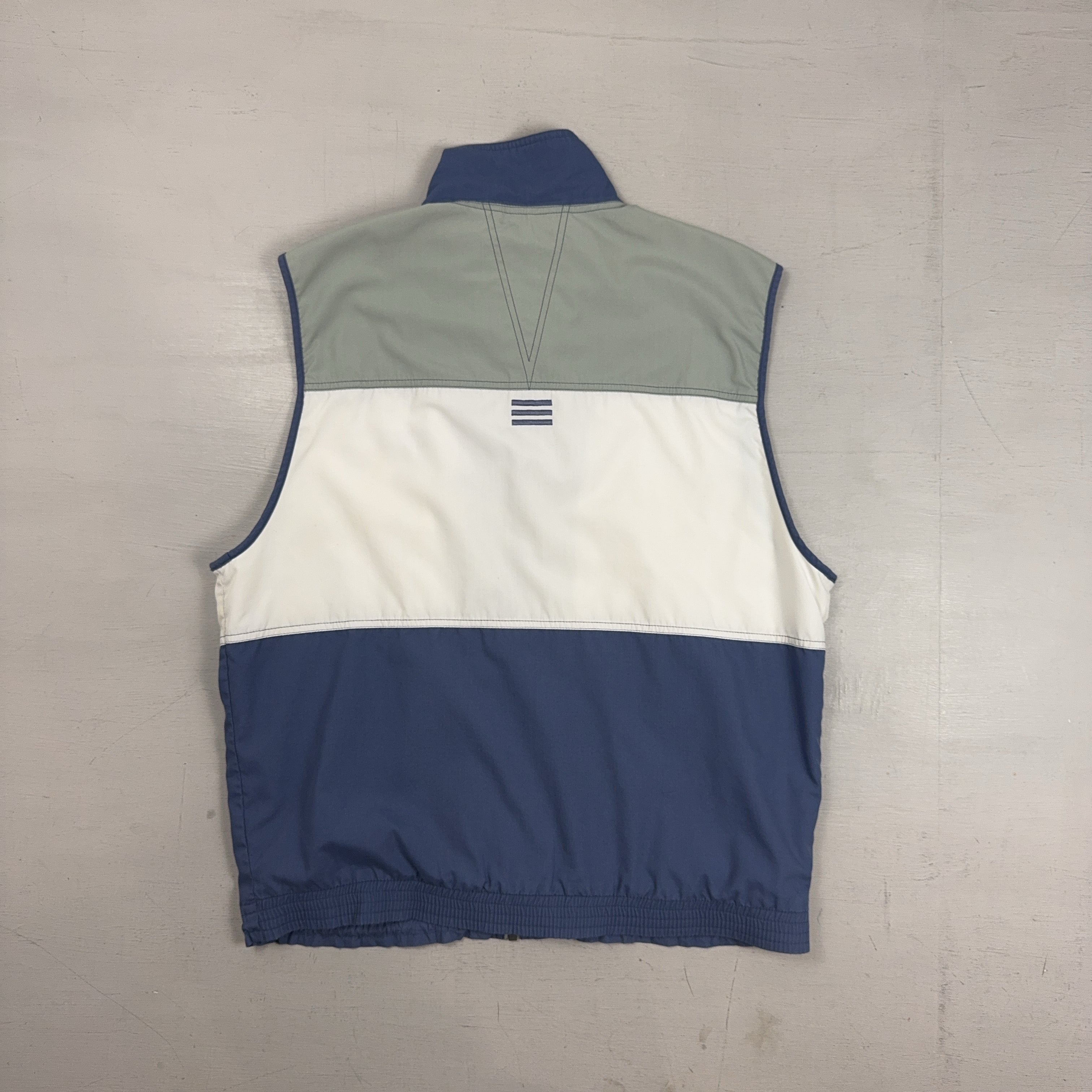 Vintage Adidas Blue Gilet (L)