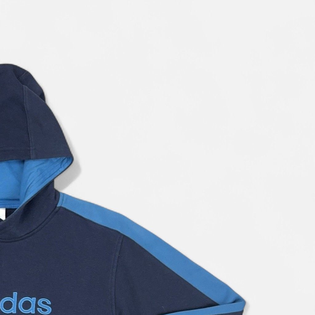 Vintage Adidas Blue Hoodie (L)