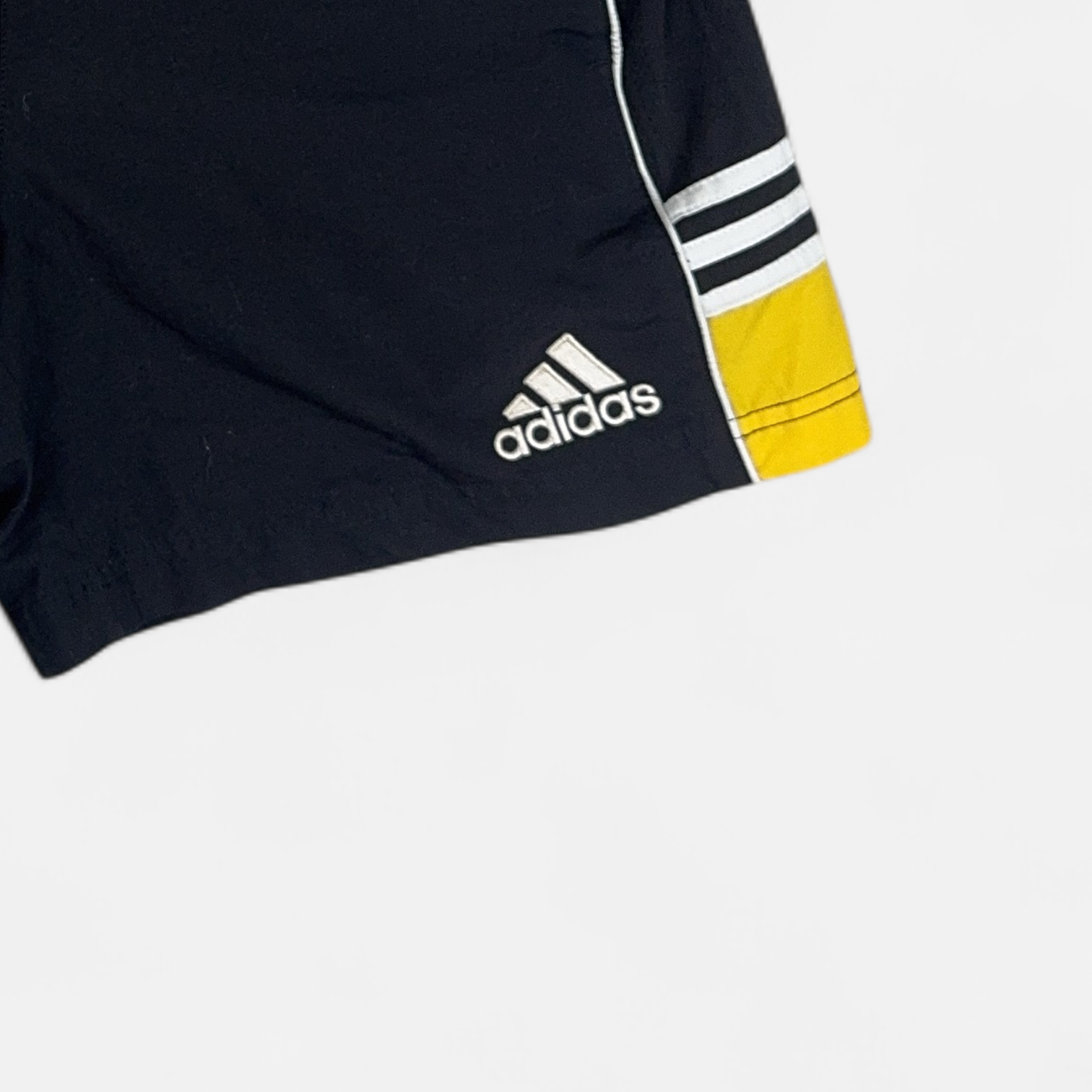 Vintage Adidas Black Shorts (S) detail