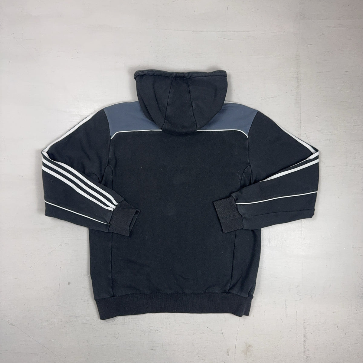 Vintage Adidas Black Hoodie (M)