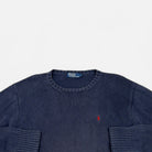 Vintage Polo Ralph Lauren Blue Knit Jumper (L)