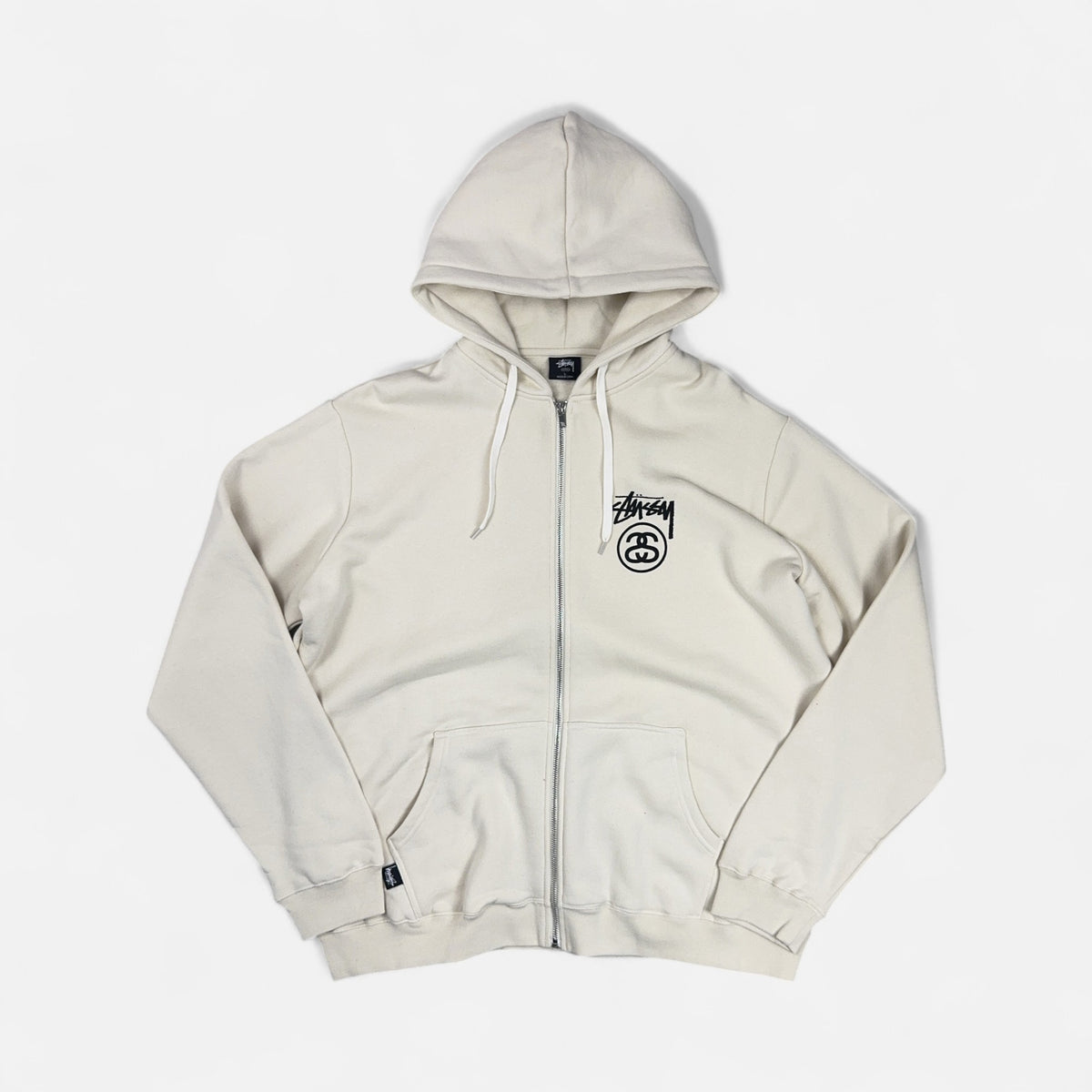 Stüssy White Hoodie