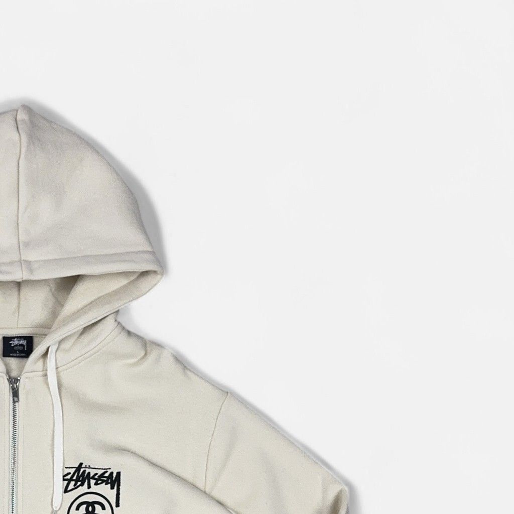 Stüssy White Hoodie