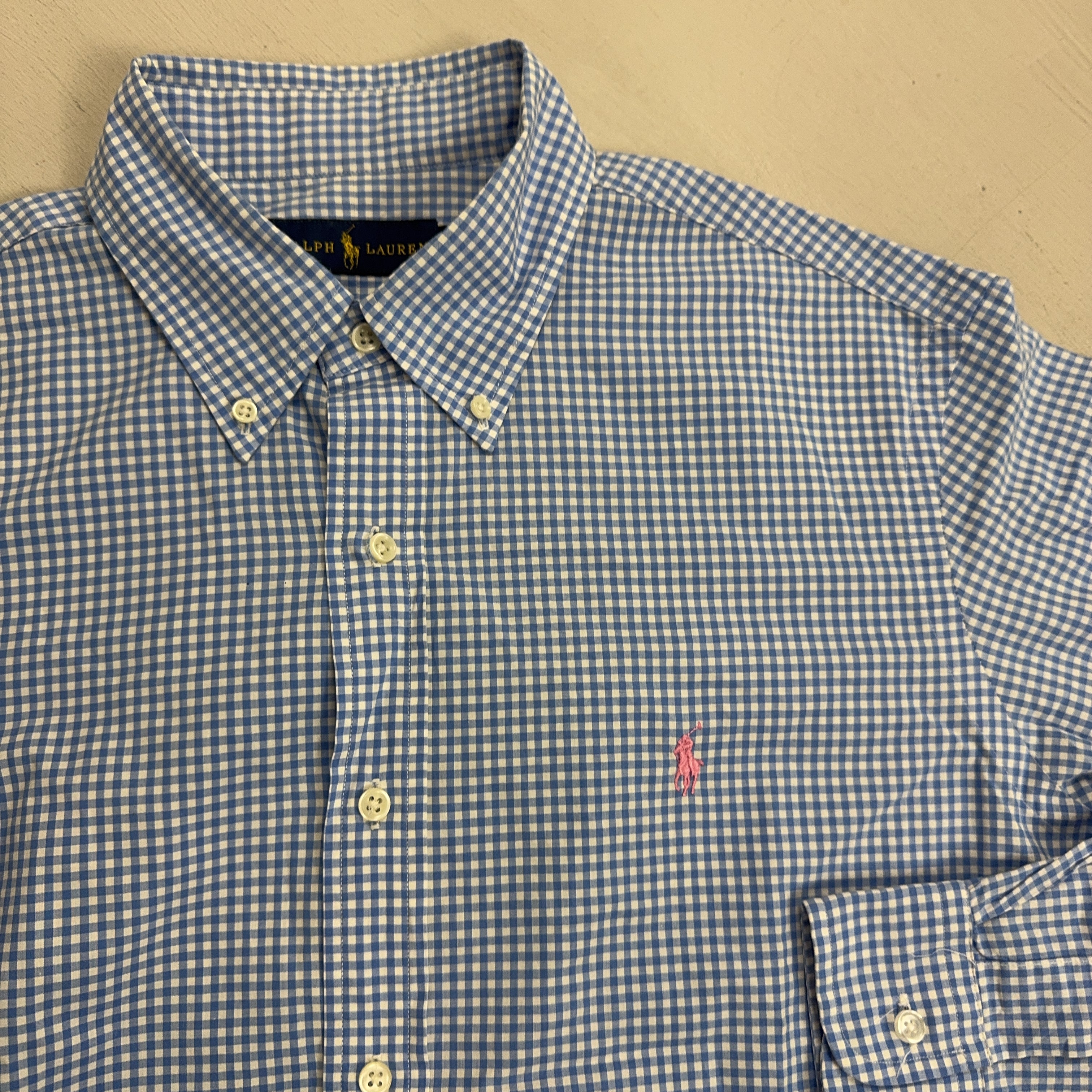 Vintage Polo Ralph Lauren Blue Shirt (L)