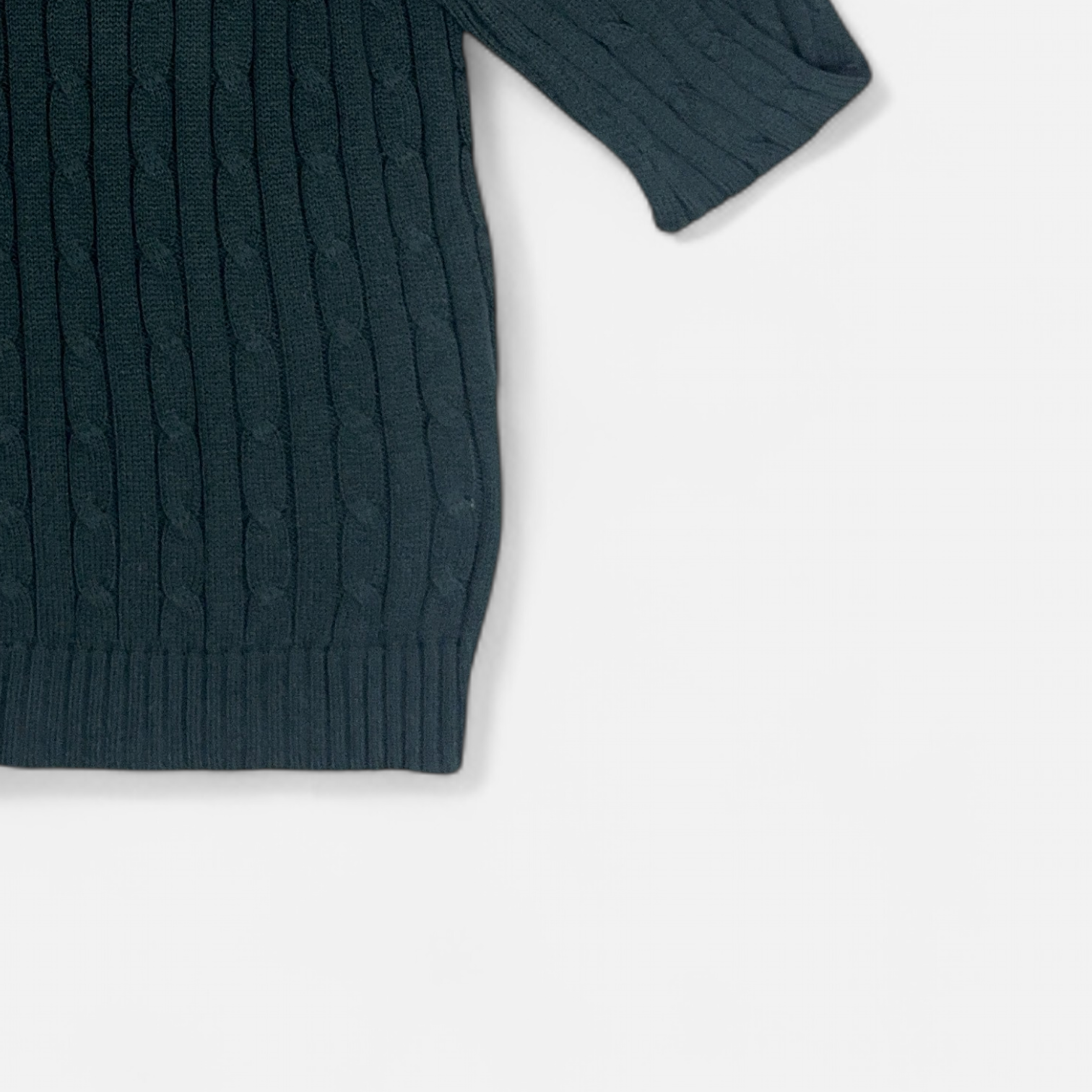 Vintage Polo Ralph Lauren Green Knit Jumper detail