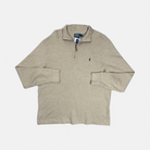 Vintage Polo Ralph Lauren Beige 1/4 Zip (L)