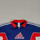 Vintage Adidas Blue Polo Shirt Womans (XS)