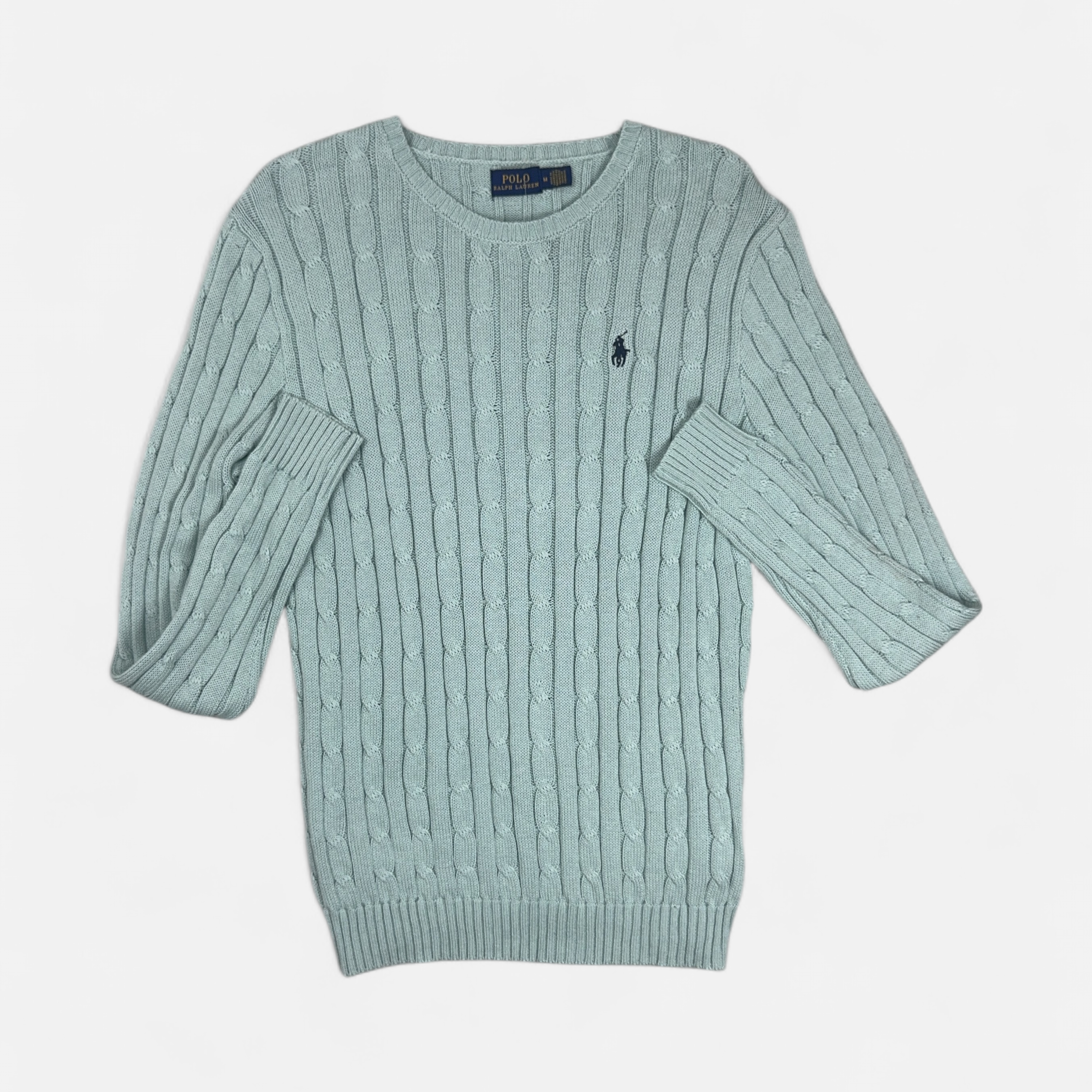 Vintage Polo Ralph Lauren Blue Knit Jumper