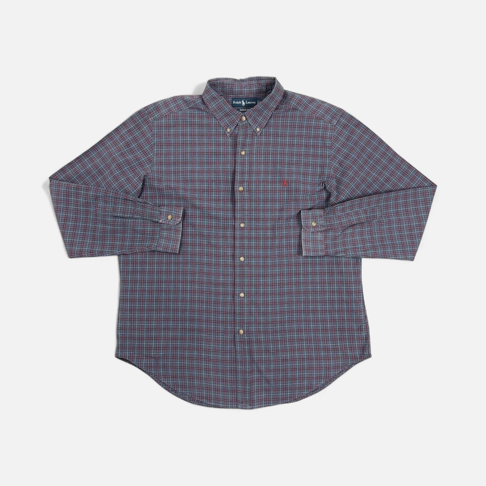 Vintage Ralph Lauren Blue Shirt (XL)